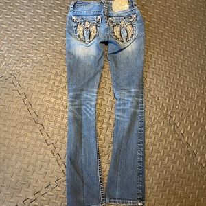 Size 24 slim boot cut miss me jeans